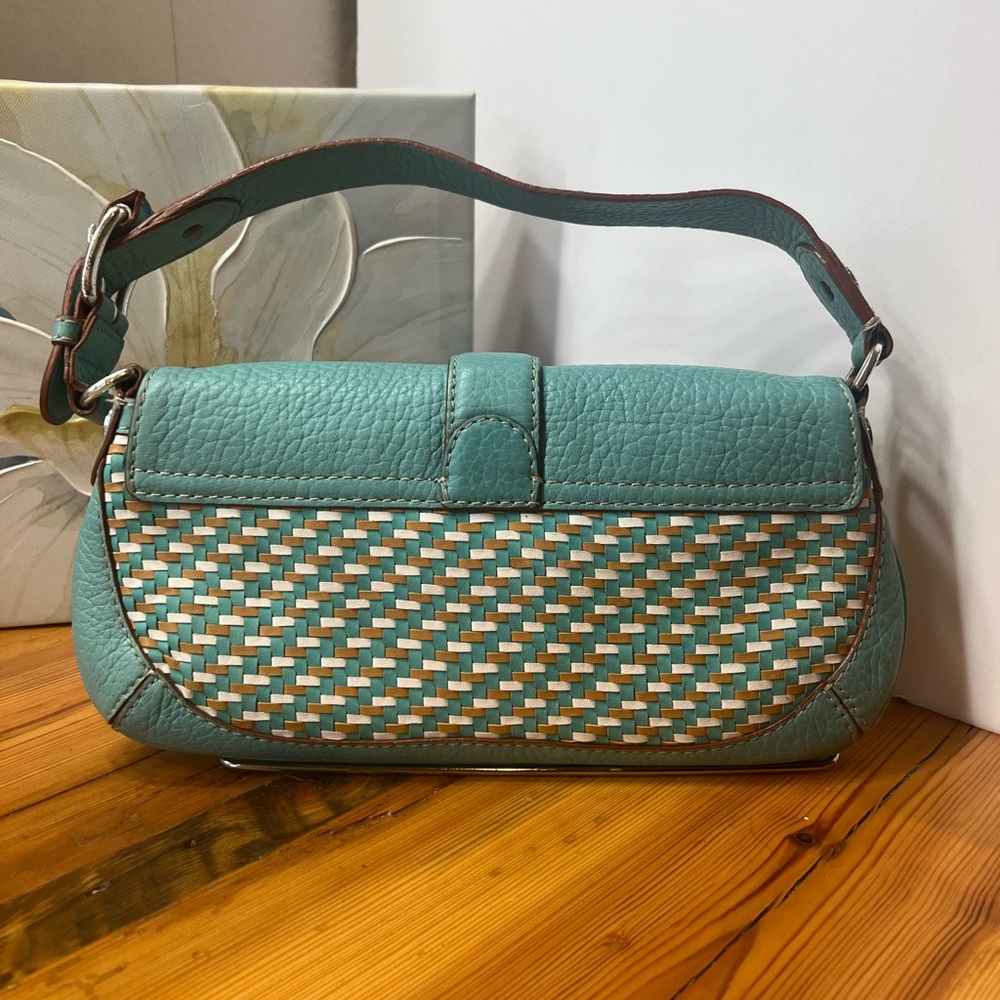 Michael kors  teal/turquoise shoulder bag - Picture 14 of 15